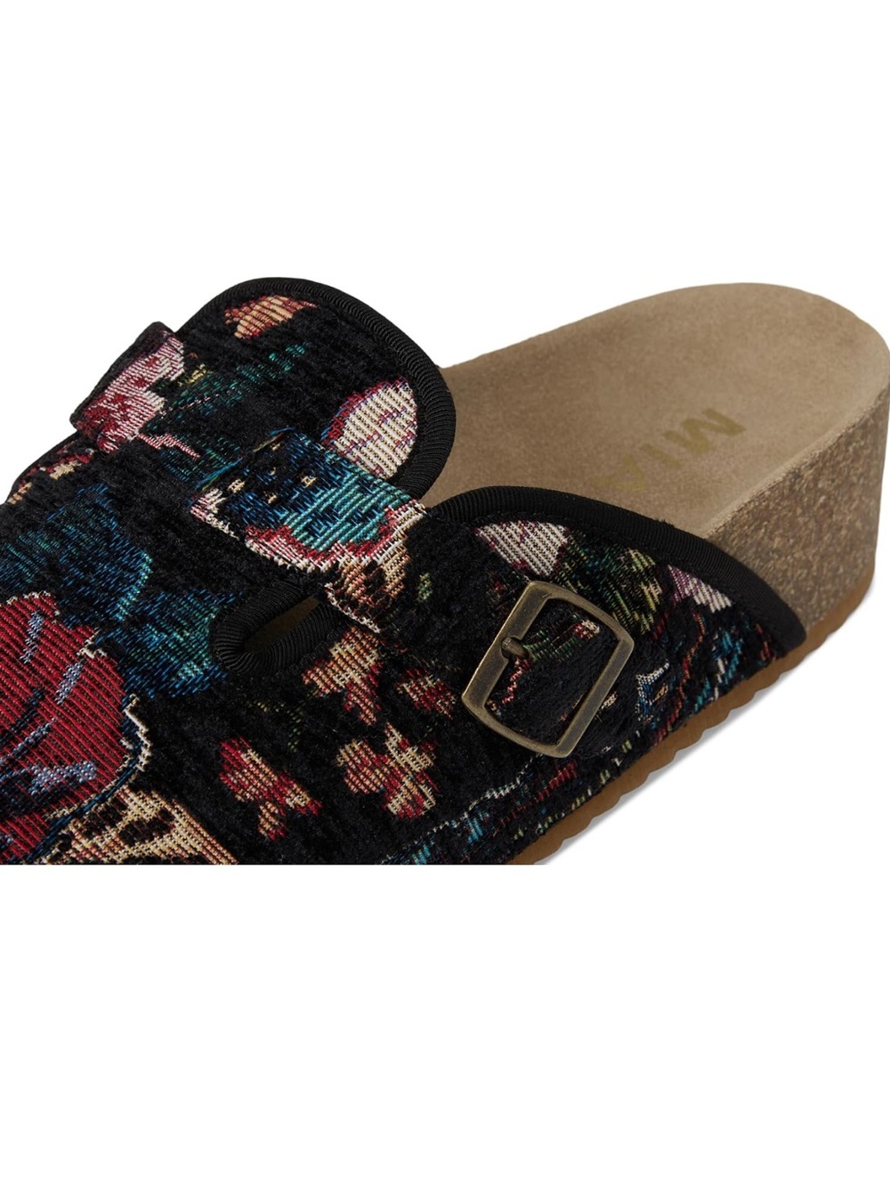 Mia Qwest Clog black brocade floral - Picture 4 of 4